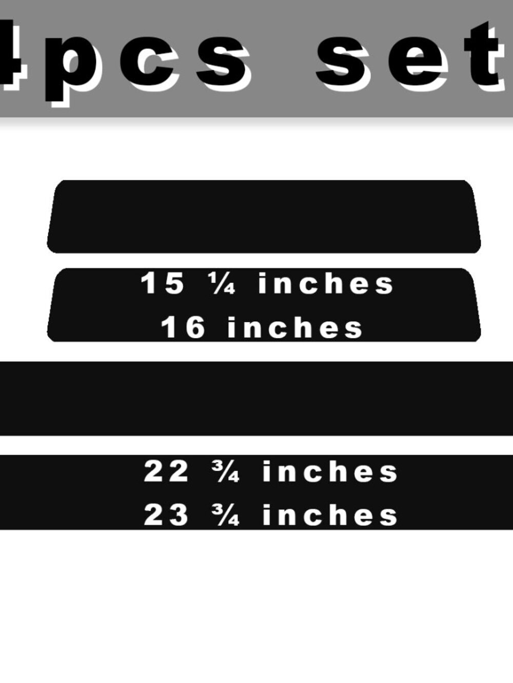 4Pcs Car Threshold Strip Door Plate Sill Scuff Cover Stickers for RAV4 - Picture 11 of 11